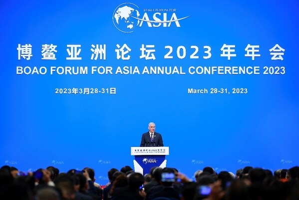SABIC首席执行官阿卜杜拉哈曼·阿尔-法季在博鳌亚洲论坛2023年年会开幕式上发表主题演讲 SABIC首席执行官阿卜杜拉哈曼·阿尔-法季在博鳌亚洲论坛2023年年会开幕式上发表主题演讲